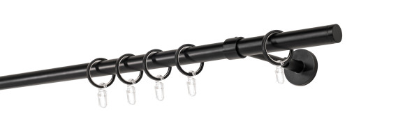 20mm,1-läufig,Rohr,Wandträger wire 14cm,Endstück match