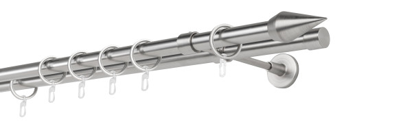 20mm,2-läufig,Rohr,Do-Wandträger wire 20cm,Endstück point