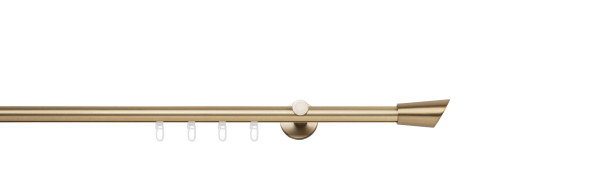 20mm,1-läufig,Profil,Wandträger 6,5cm,Endstück rag