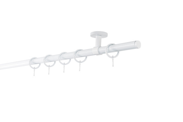 20mm,1-läufig,Rohr,Deckenträger classic,Endstück match