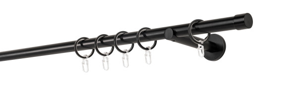20mm,1-läufig,Rohr,Wandträger 12cm,Endstück cap
