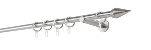 20mm,1-läufig,Rohr,Wandträger 12cm,Endstück point
