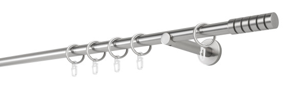 20mm,1-läufig,Rohr,Wandträger 12cm,Endstück rillcube