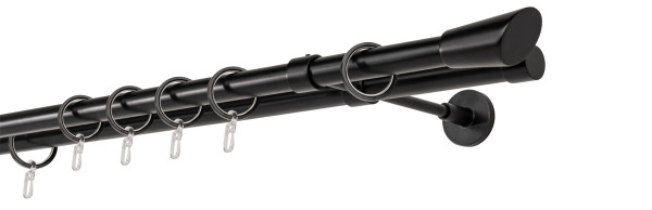 20mm,2-läufig,Rohr,Do-Wandträger wire 20cm,Endstück rag