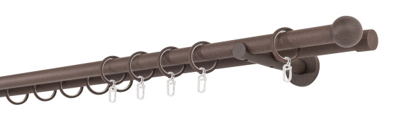 20mm,2-läufig,Rohr,Do-Wandträger 12cm,Endstück ball