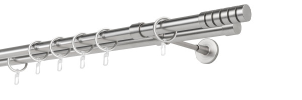 20mm,2-läufig,Rohr,Do-Wandträger wire 20cm,Endstück rillcube
